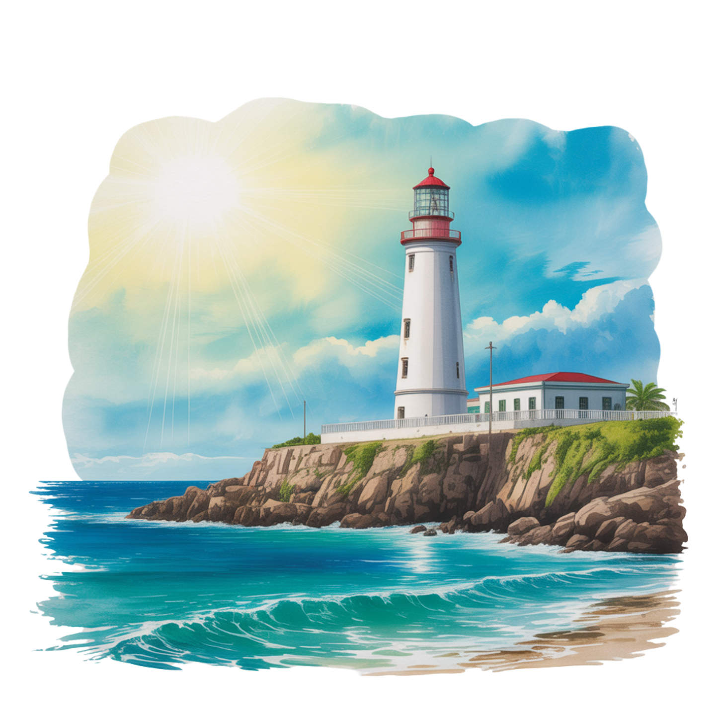 Faro en Puerto Rico sticker