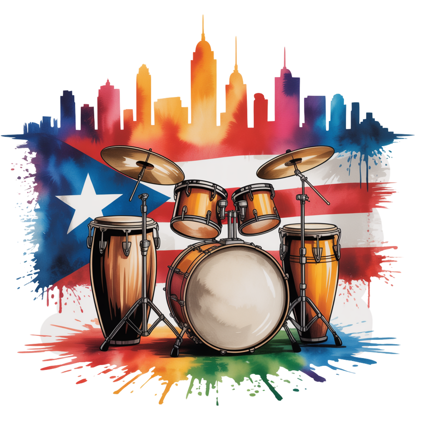 Salsa Puerto Rico sticker
