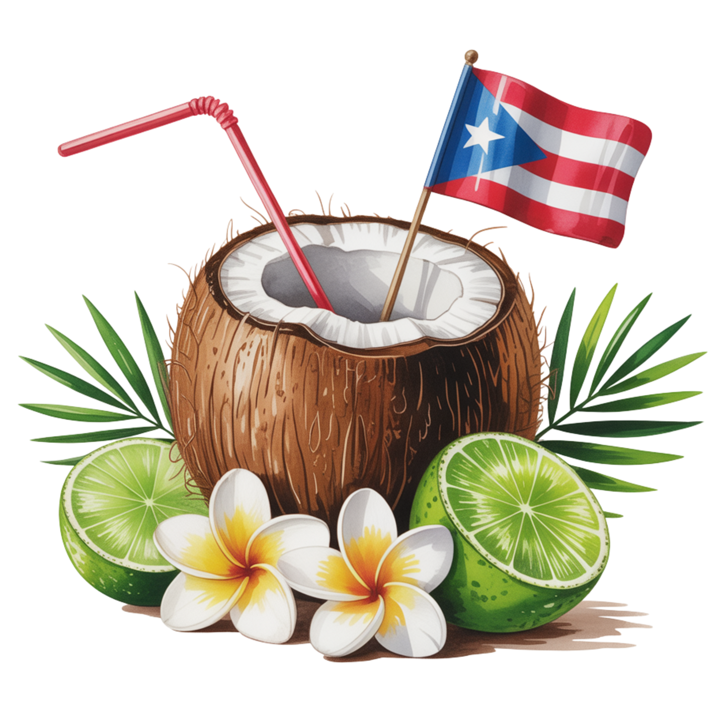 Agua de Coco Puerto Rico sticker